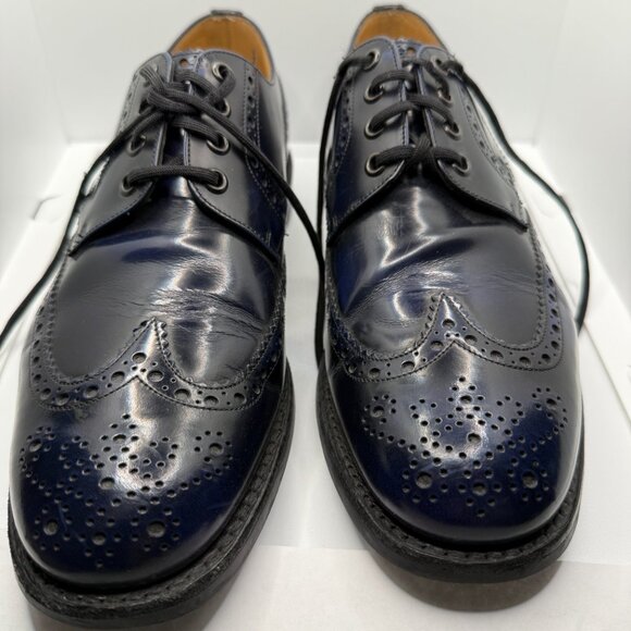 CHURCH\'S Ramsden 9 M US Blue English Full Oxford Brogue Shoes, Goodyear Welted main image 7